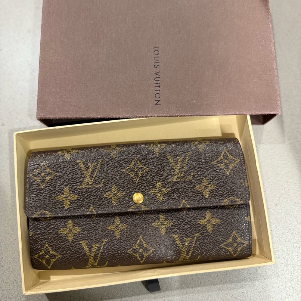 Louis Vuitton Brown Monogram Wallet